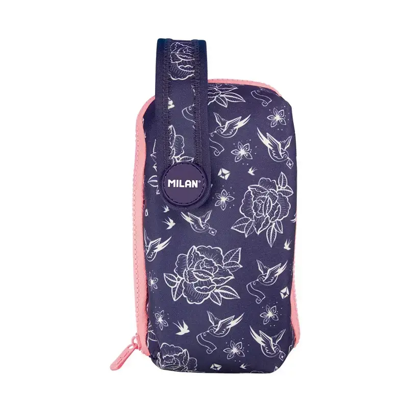 Set ile 1 çıkarılabilir kutu dolu ve content mavi Flowers