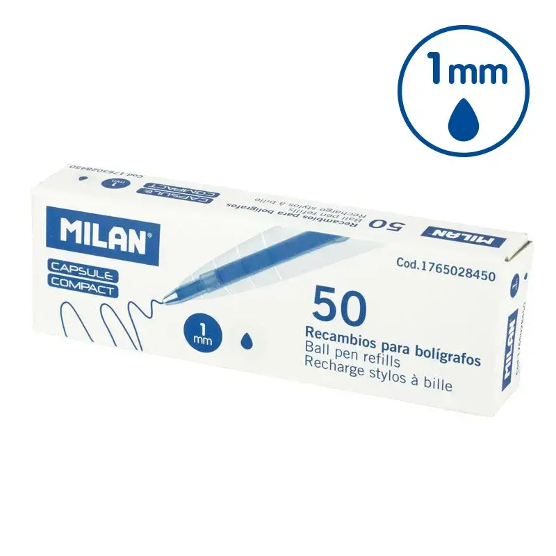 Kutu 50 mavi mürekkepli yedek CAPSULE & COMPACT