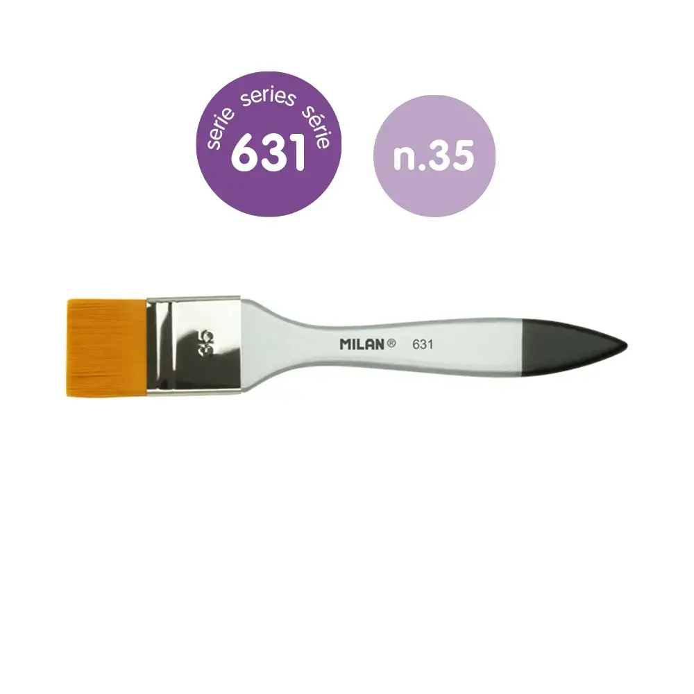 631 Serisi Spalter Premium Sentetik Kıl Fırça 35 mm