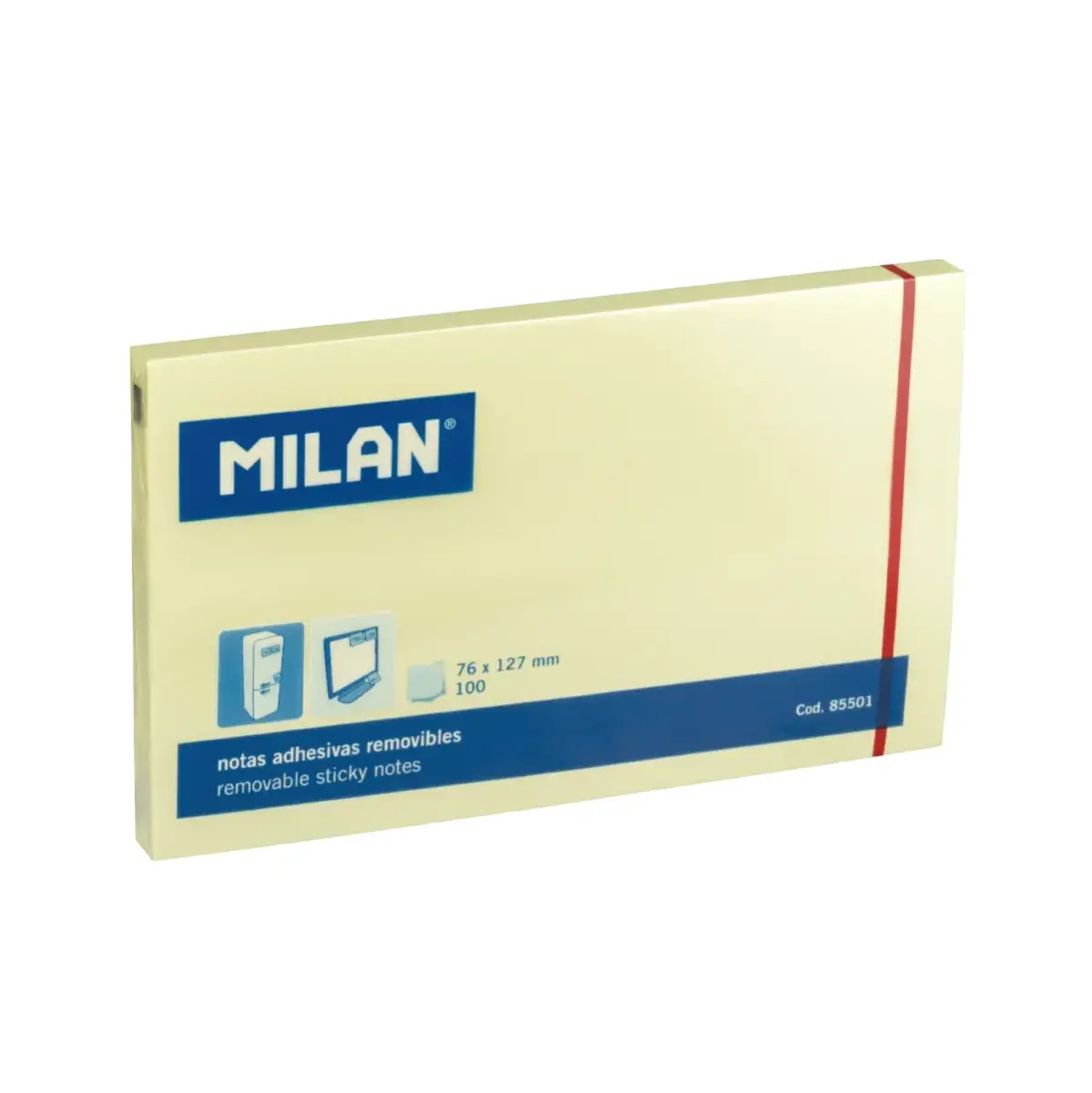 Blok 100 yapışkanlı notlar 76 x 127 mm