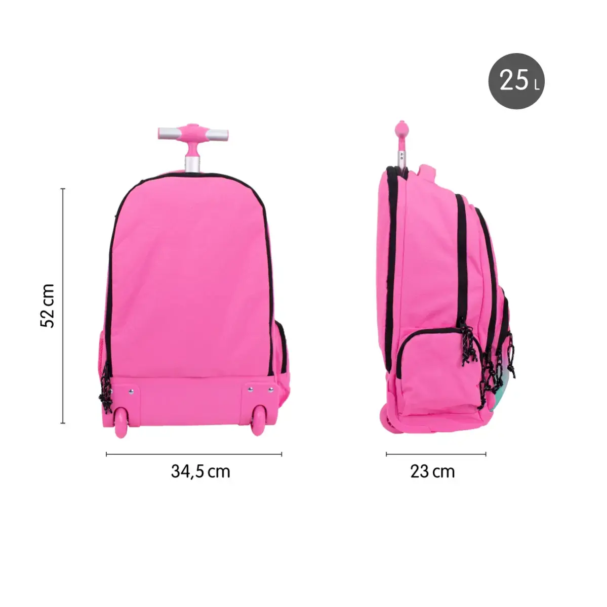 Sacoche De Selle Arrière Showman – Fuchsia Sunset – Cuir – Neuve – Modèle équestre