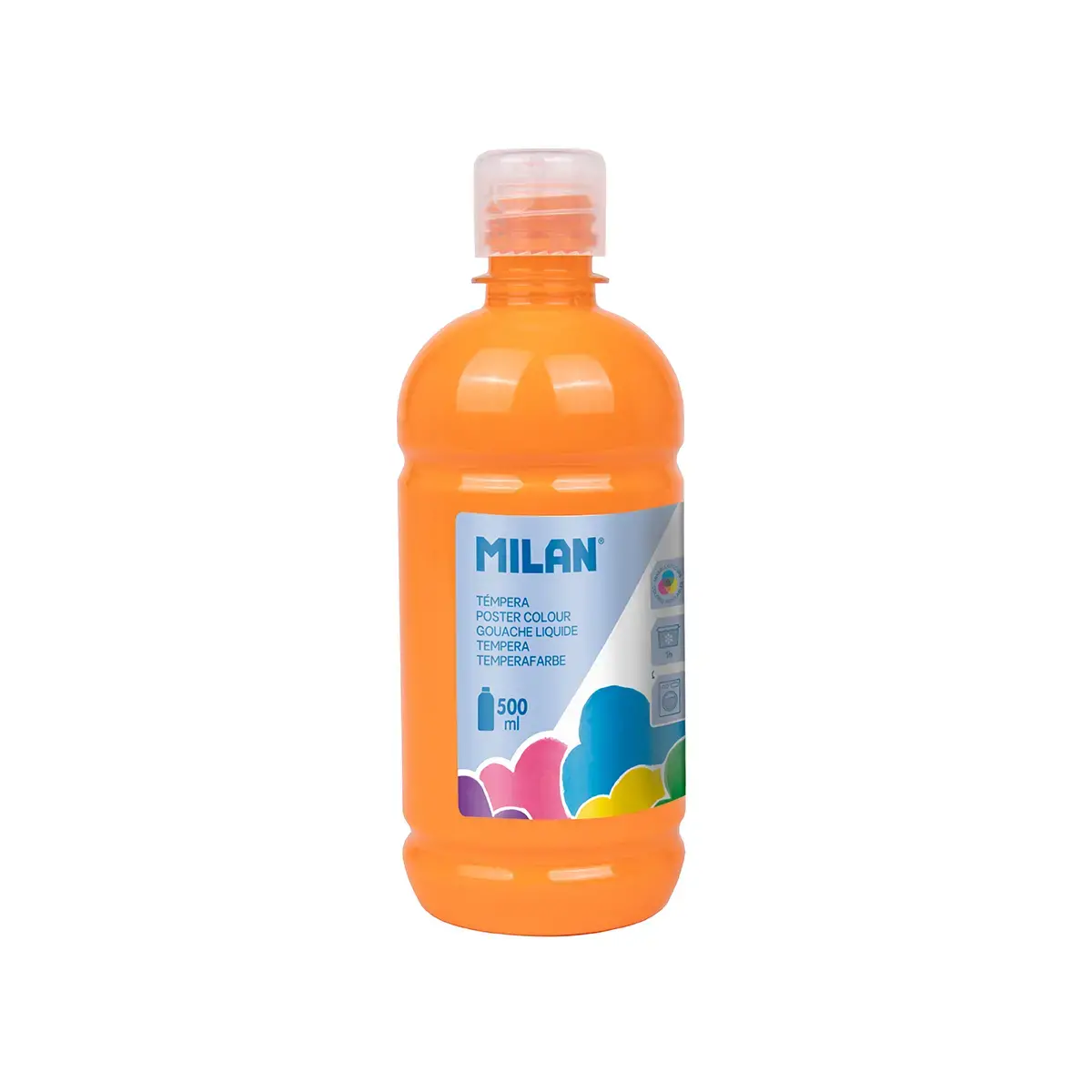 500 ml şişe turuncu poster boyası