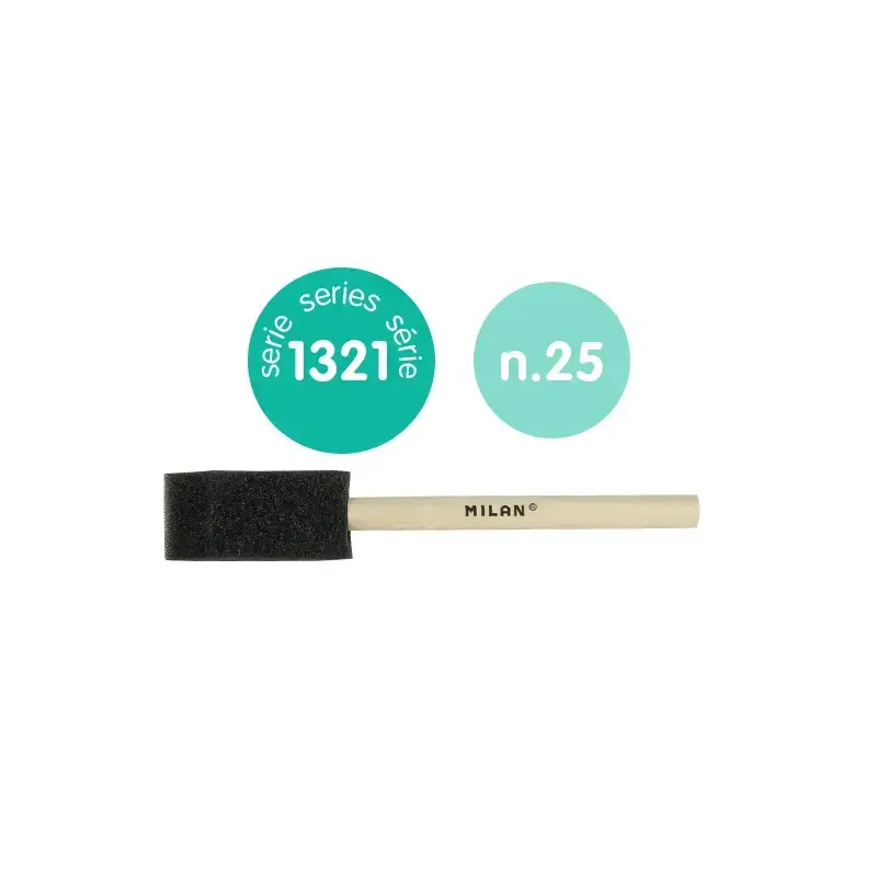 siyah Sünger fırça serisi 1321, 25 mm
