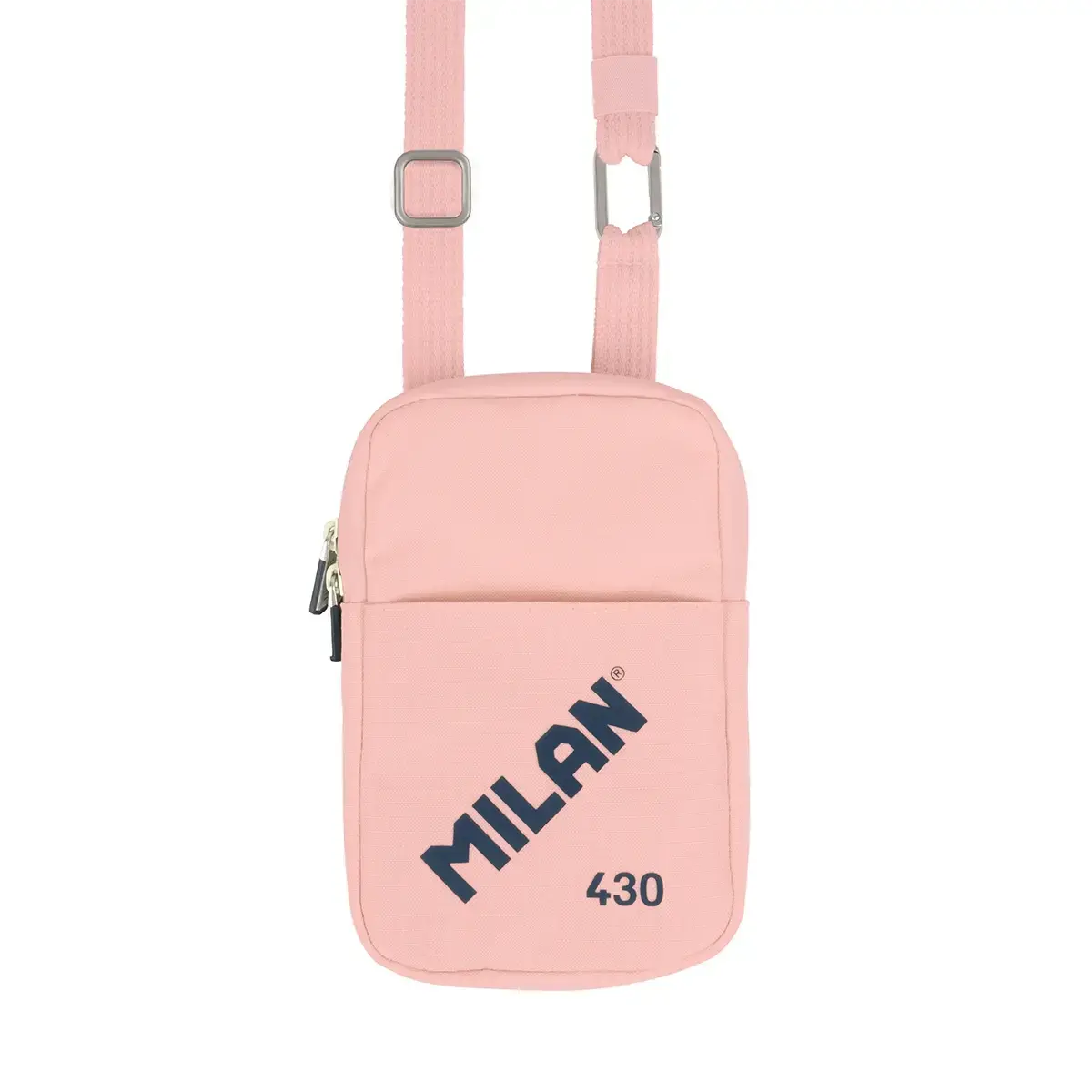 Küçük crossbody çanta MILAN 430 1918, pembe