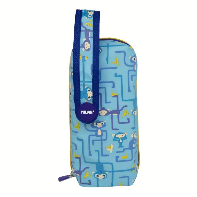 Set 4 dolu kalemlik Tangled Monkeys, mavi