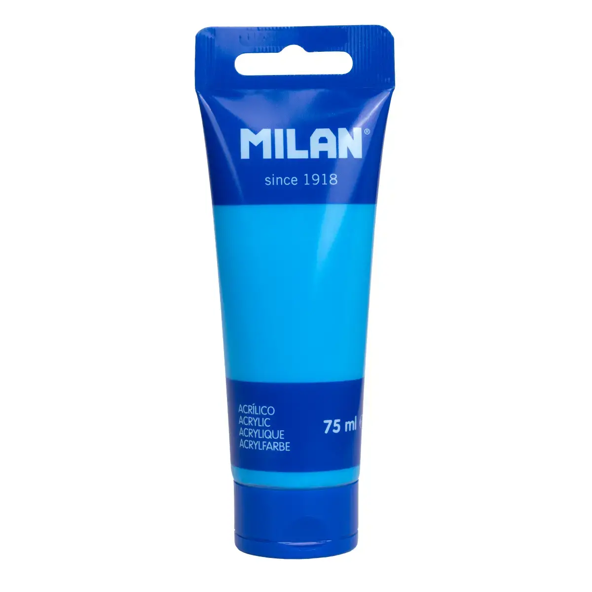 75 ml tüp akrilik boya, cyan Caribbean mavi