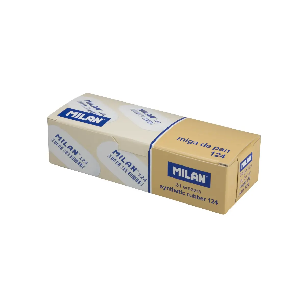 Kutu 24 Oval 124 yumuşak sentetik kauçuk silgi