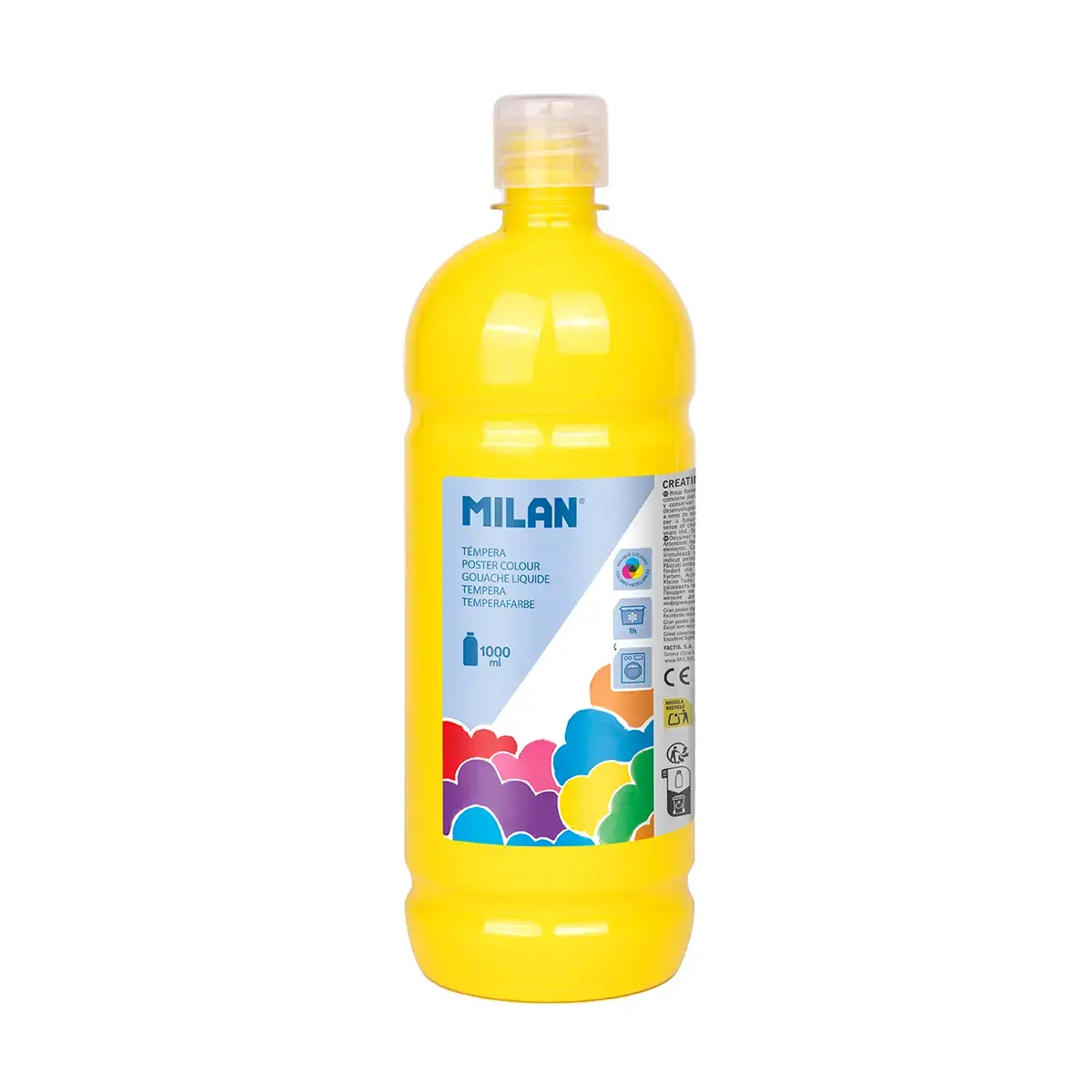 1000 ml şişe sarı poster boyası