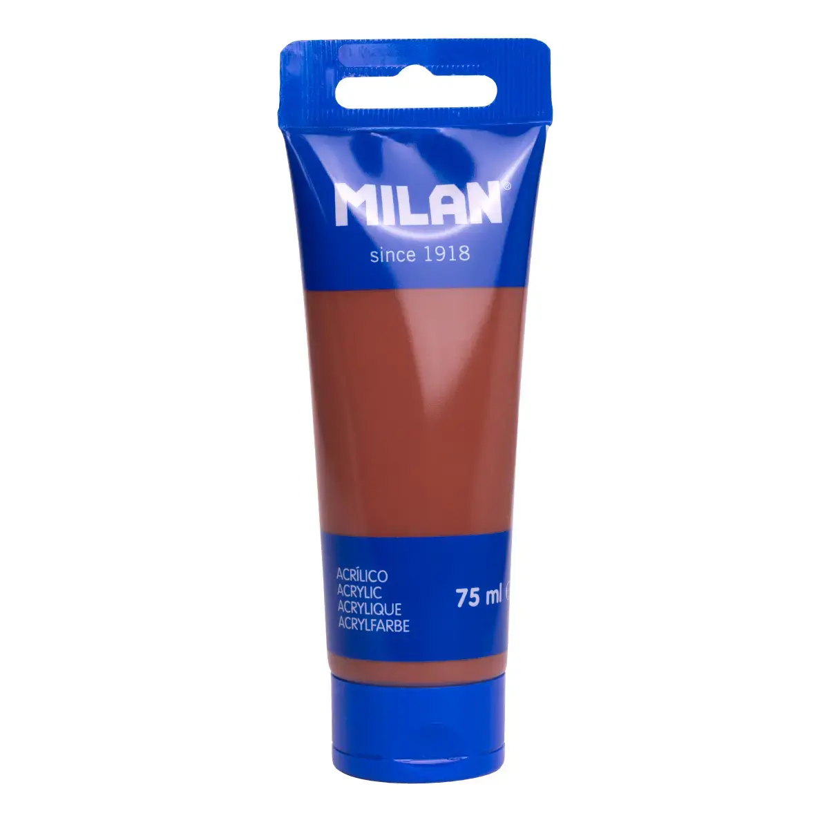 75 ml tüp akrilik boya, burnt sienna Earth kahverengi
