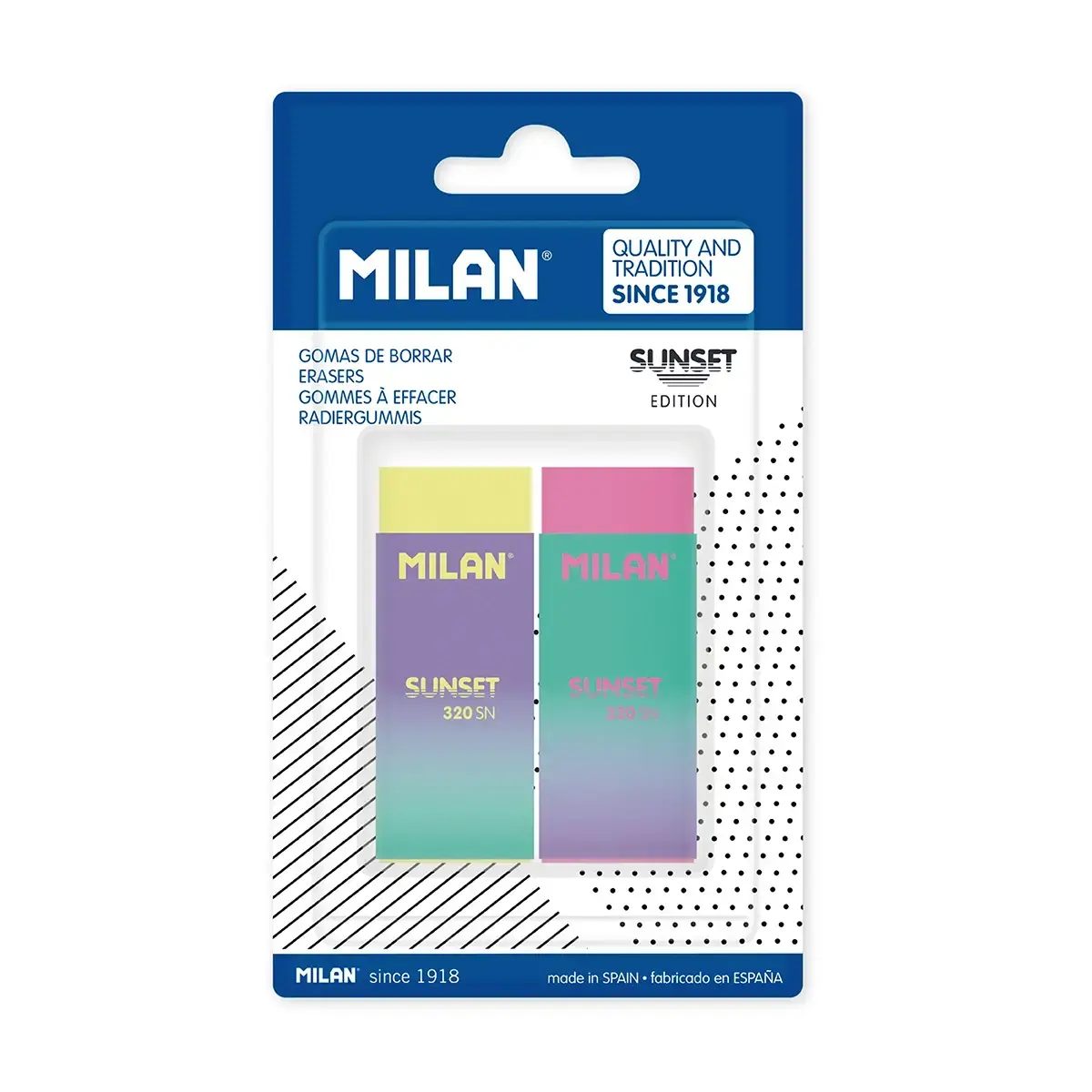 blister 2 nata® 320 silgi, Sunset serisi