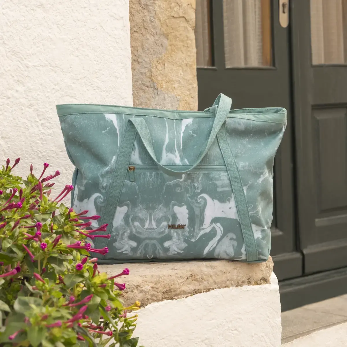 Large shopper bag Lava, green