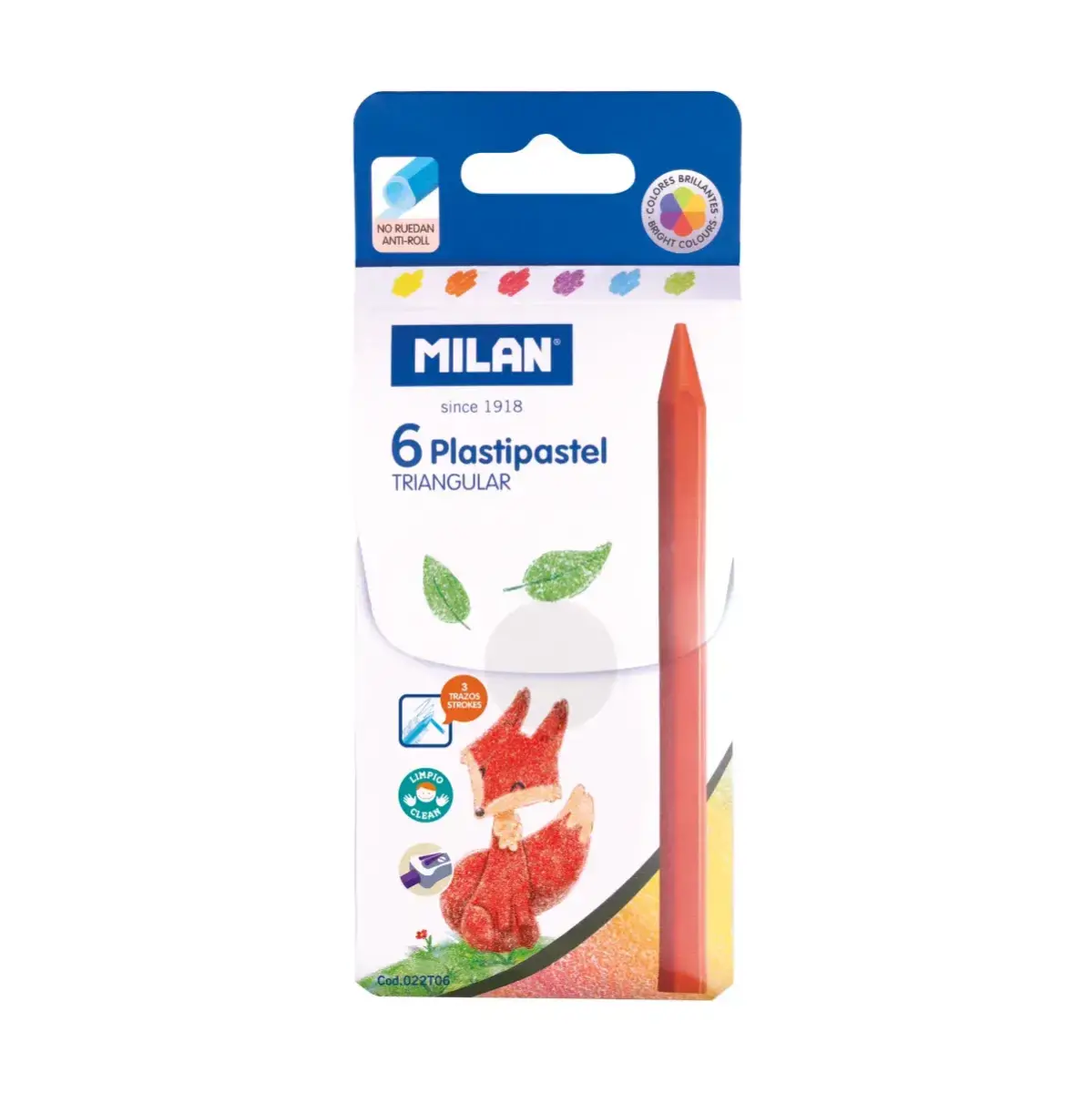 Kutu 6 üçgen Plastipastel