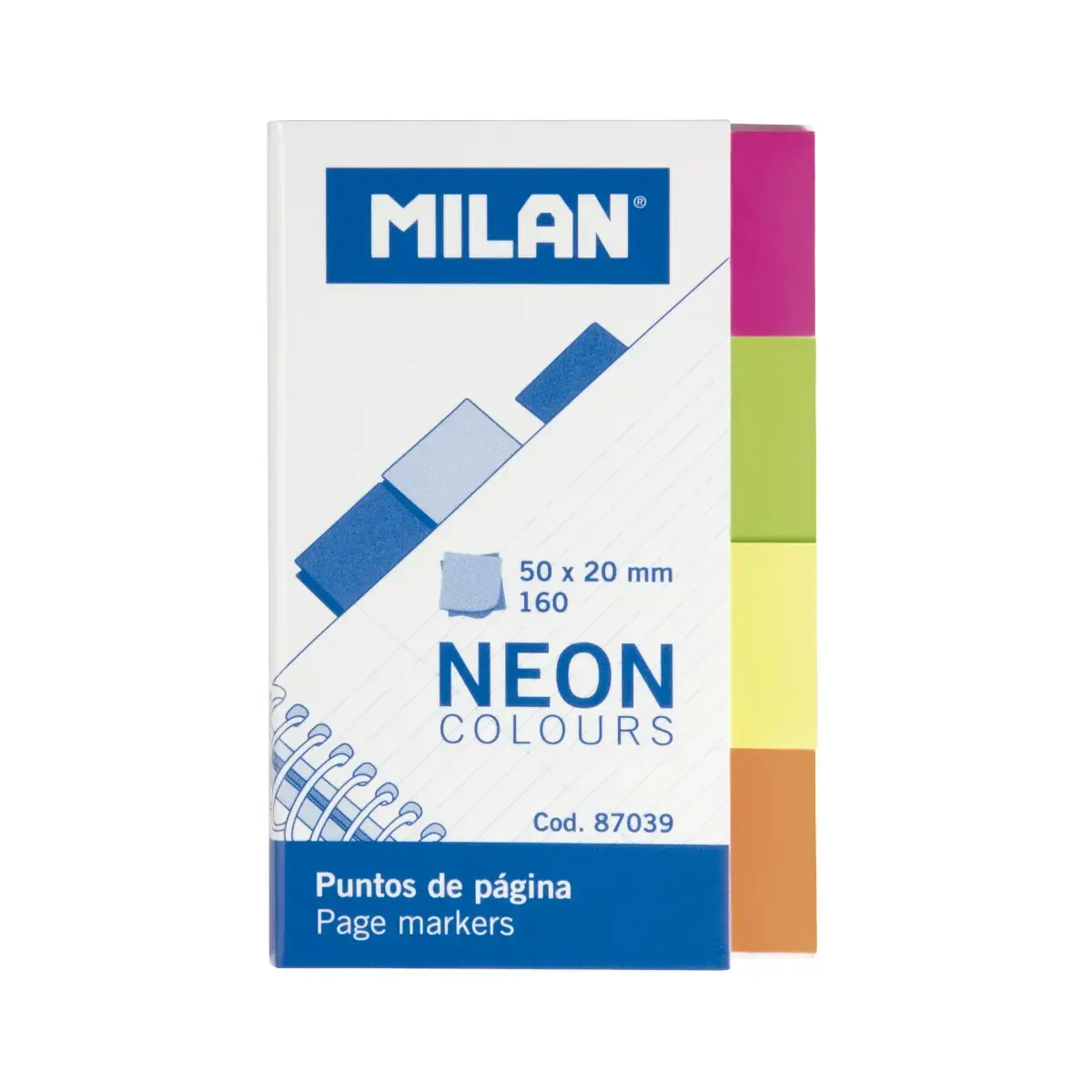 Blok 160 Neon Renkli Sayfa Ayracı