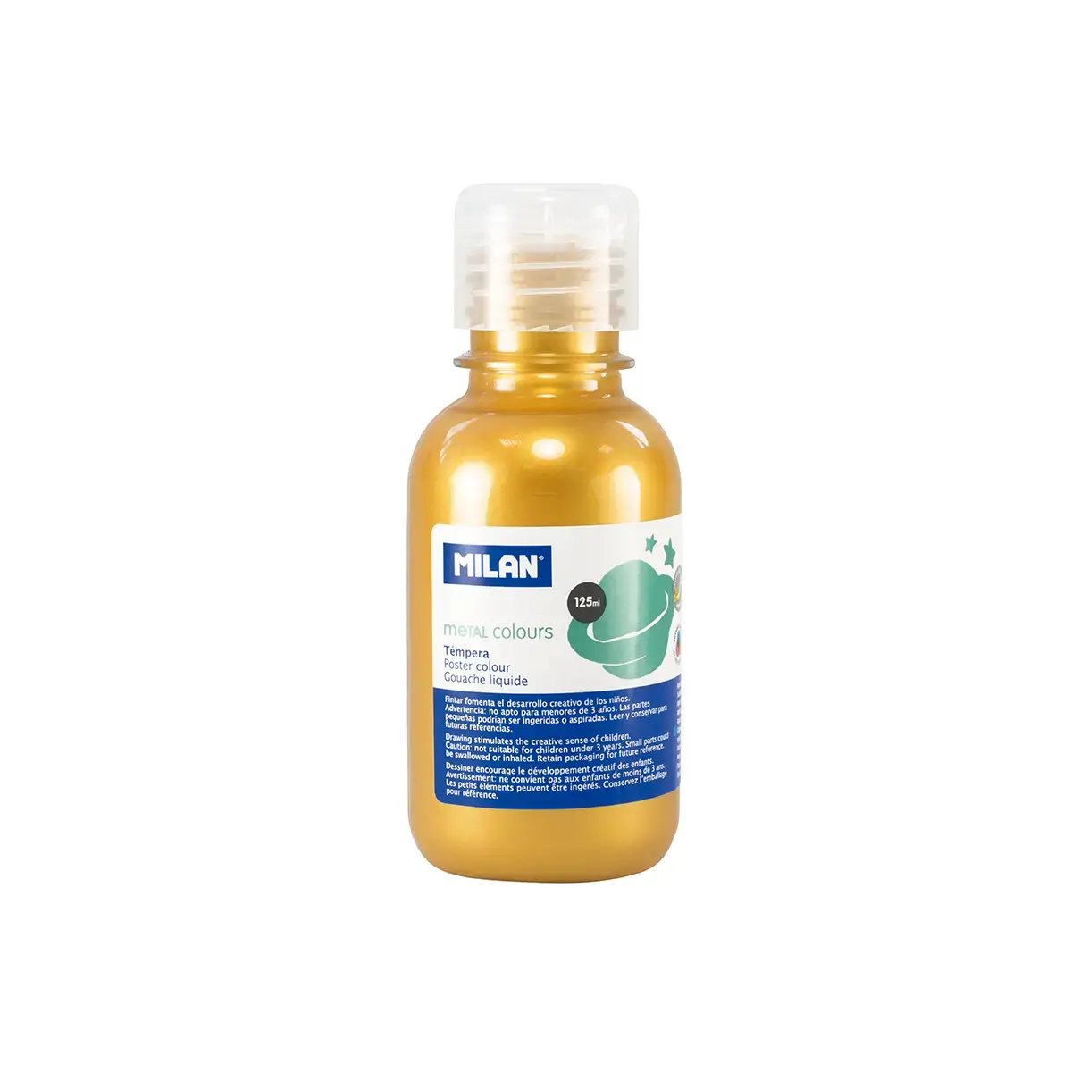 125 ml şişe altın poster boyası