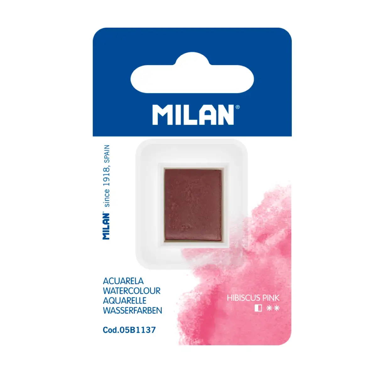 MILAN Art Suluboya Dolgusu (yarım tablet), hatmi pembesi