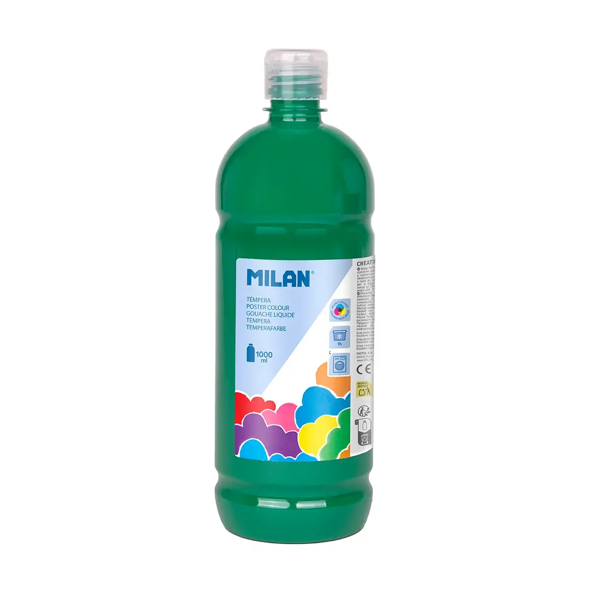 1000 ml şişe dark yeşil poster boyası