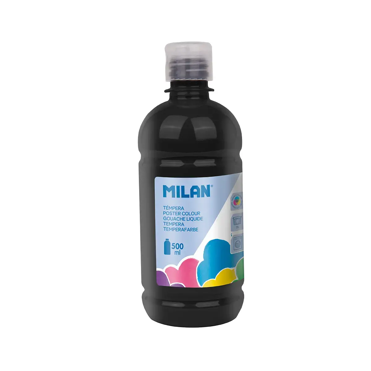 500 ml şişe siyah poster boyası