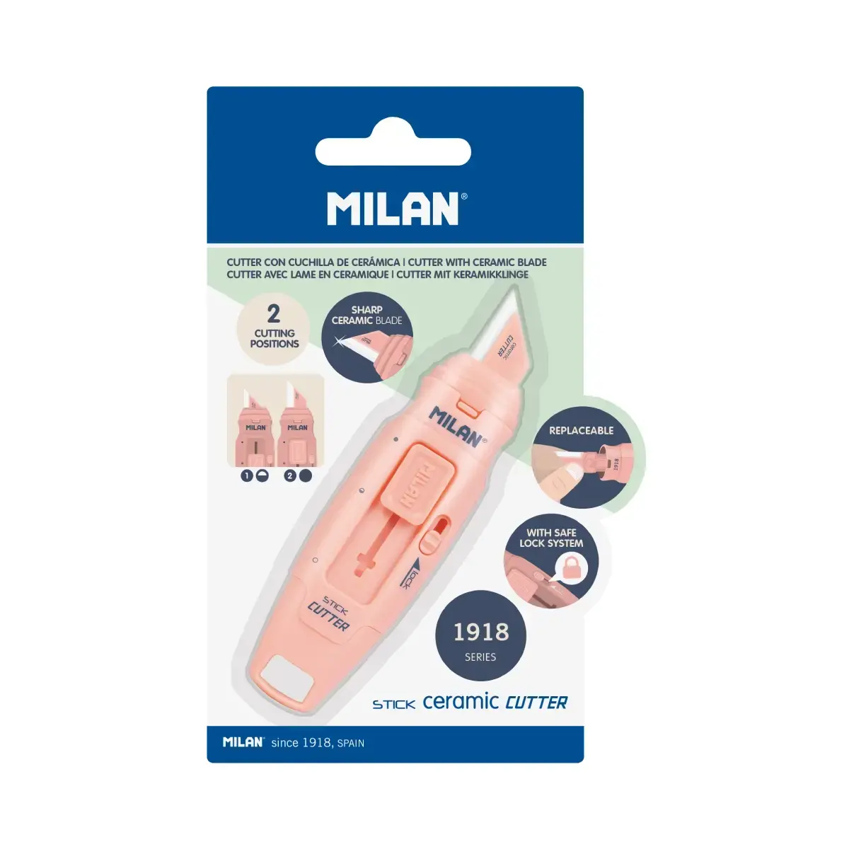 blister çubuk ceramic blade maket bıçağı 430 1918 koleksiyonu, pembe