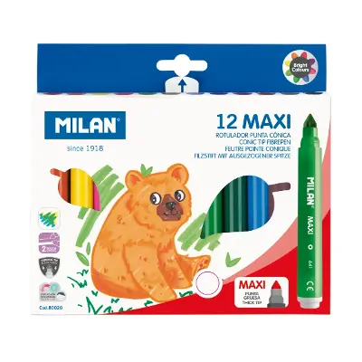 Milan 591293412 – Confezione da 12 marcatori1 unità