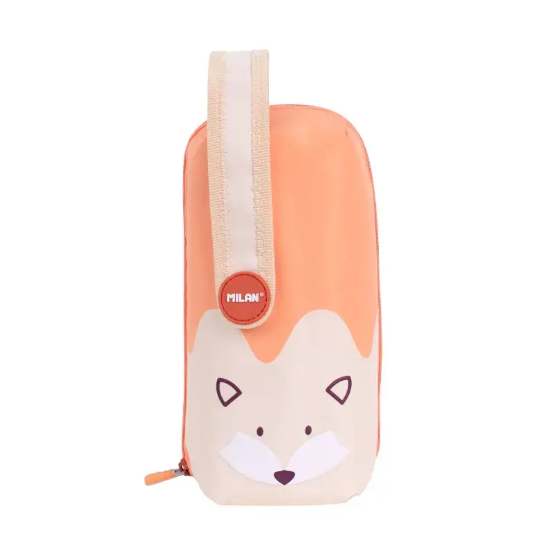 Set 4 dolu kalemlik Fun Animals özel serisi, turuncu