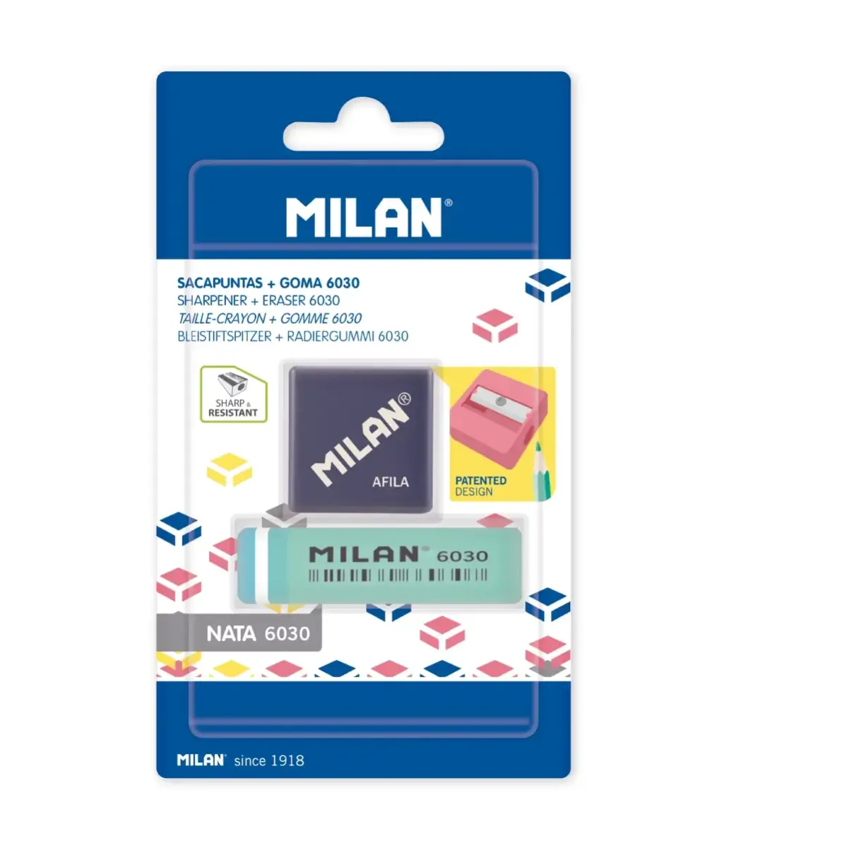 blister 1 AFILA kalem kalemtıraş + 1 silgi 6030