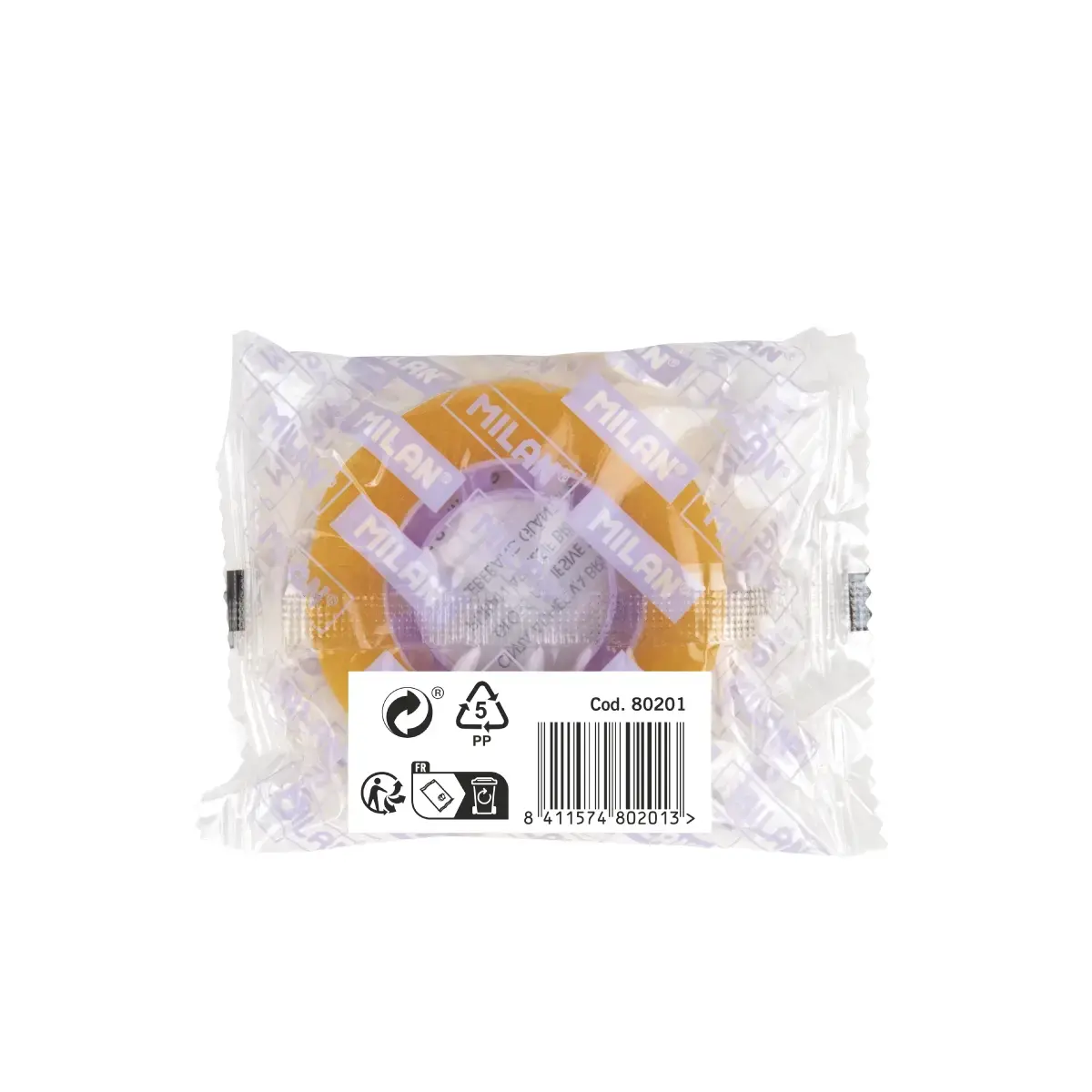 yapışkanlı bant (şeffaf light sarı) 12 mm x 33 m