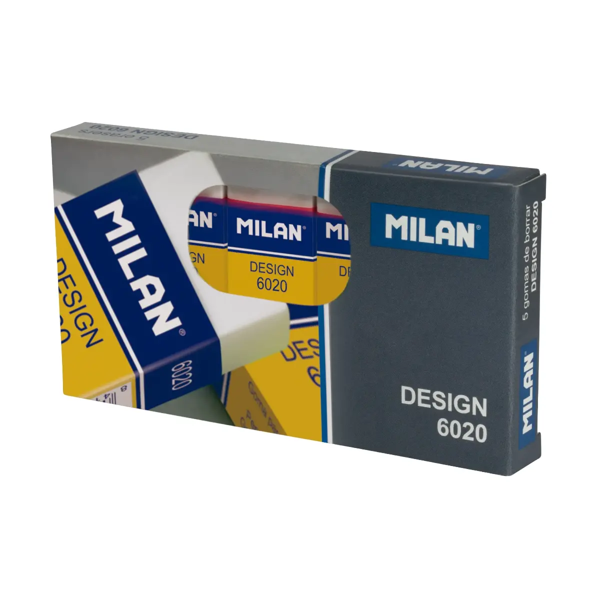 Kutu 5 Design 6020 nata® çizim silgisi (karton kılıflı, ayrı ayrı sarılmış)