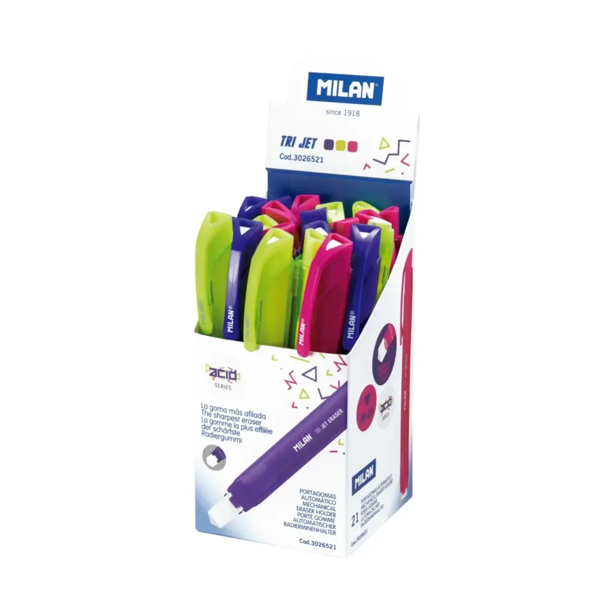 MULTIGRAPHICS MULTILITH ERASER 4本セット Display box 21 Tri Jet