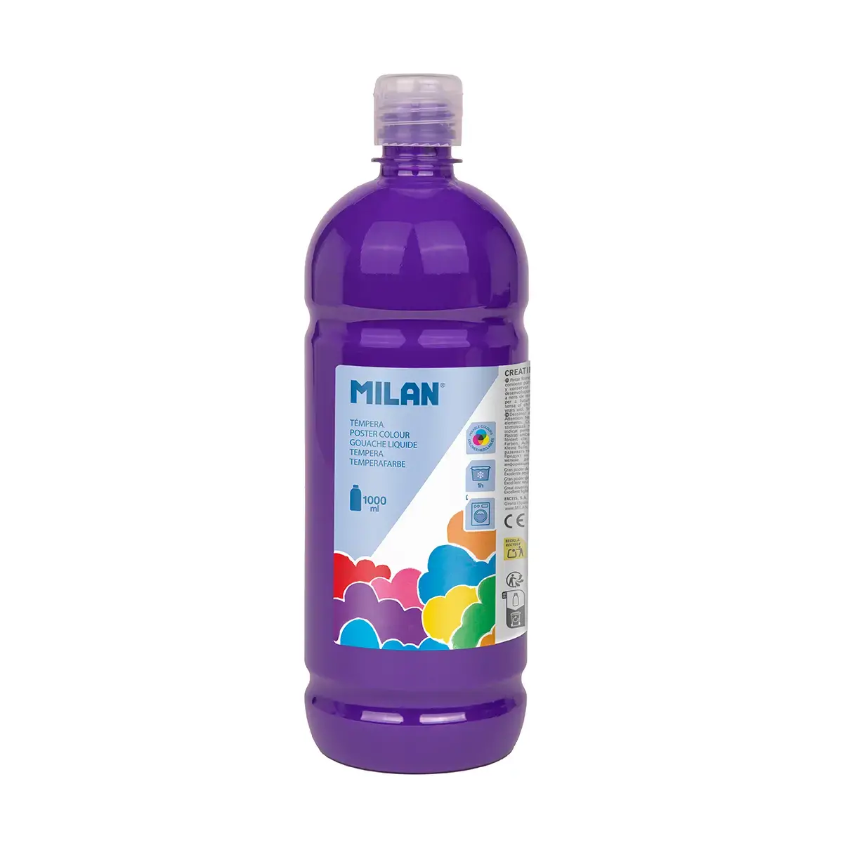 1000 ml şişe menekşe poster boyası