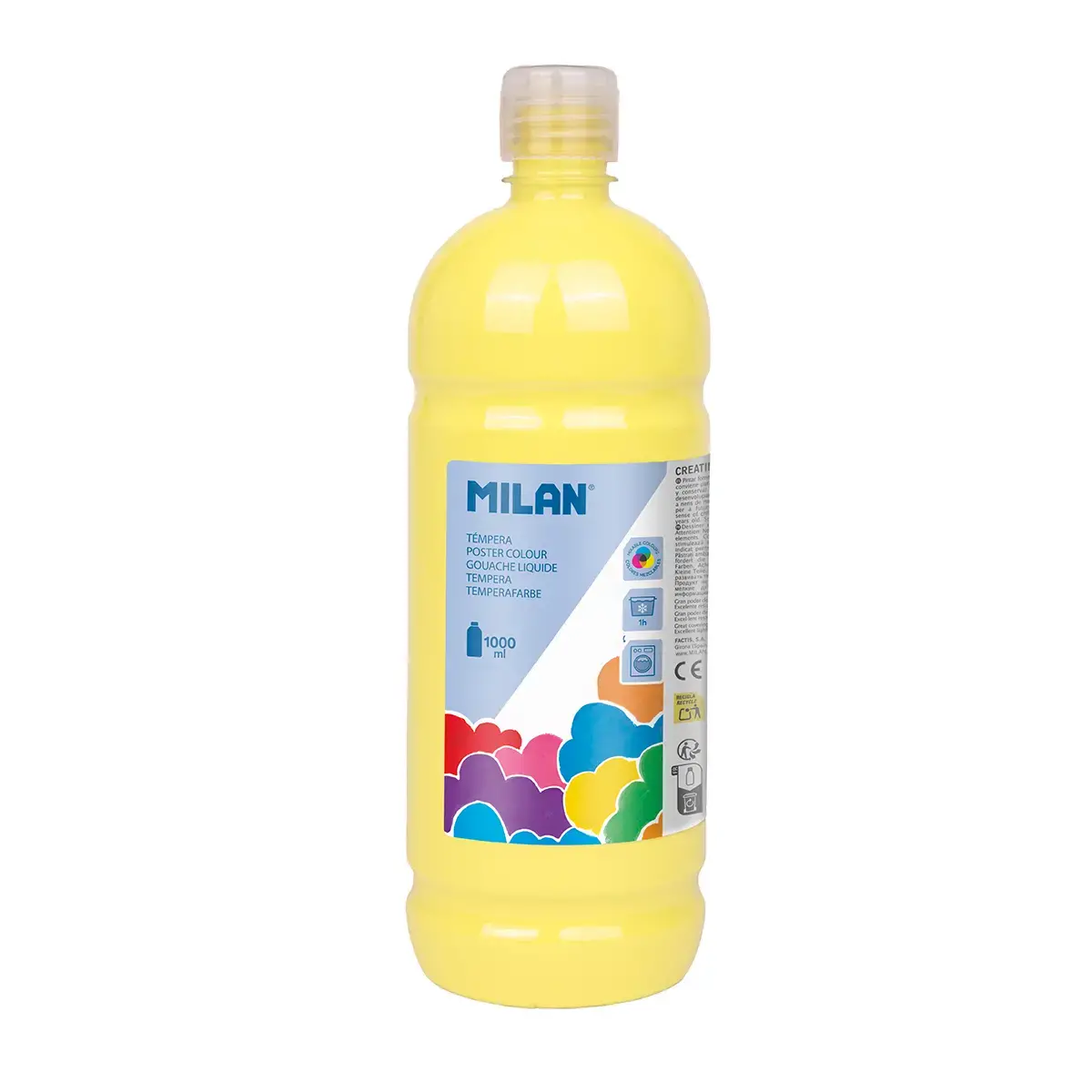 1000 ml şişe lemon sarı poster boyası