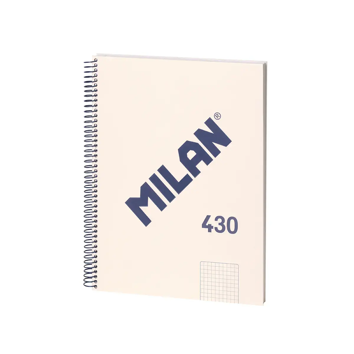 A4 Telli Defter sert kapaklı, kareli kağıt, 80 yaprak 95 gr/m², 430 1918 koleksiyonu, bej