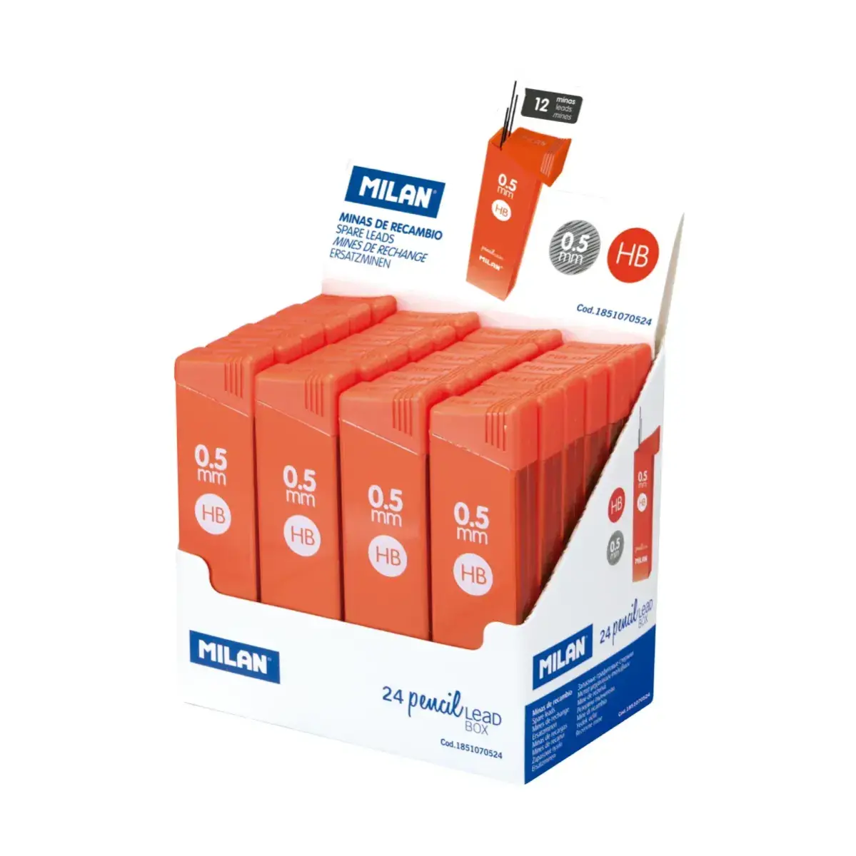 Teşhir kutusu 24 tubes 12 yedek leads 0.5 mm HB