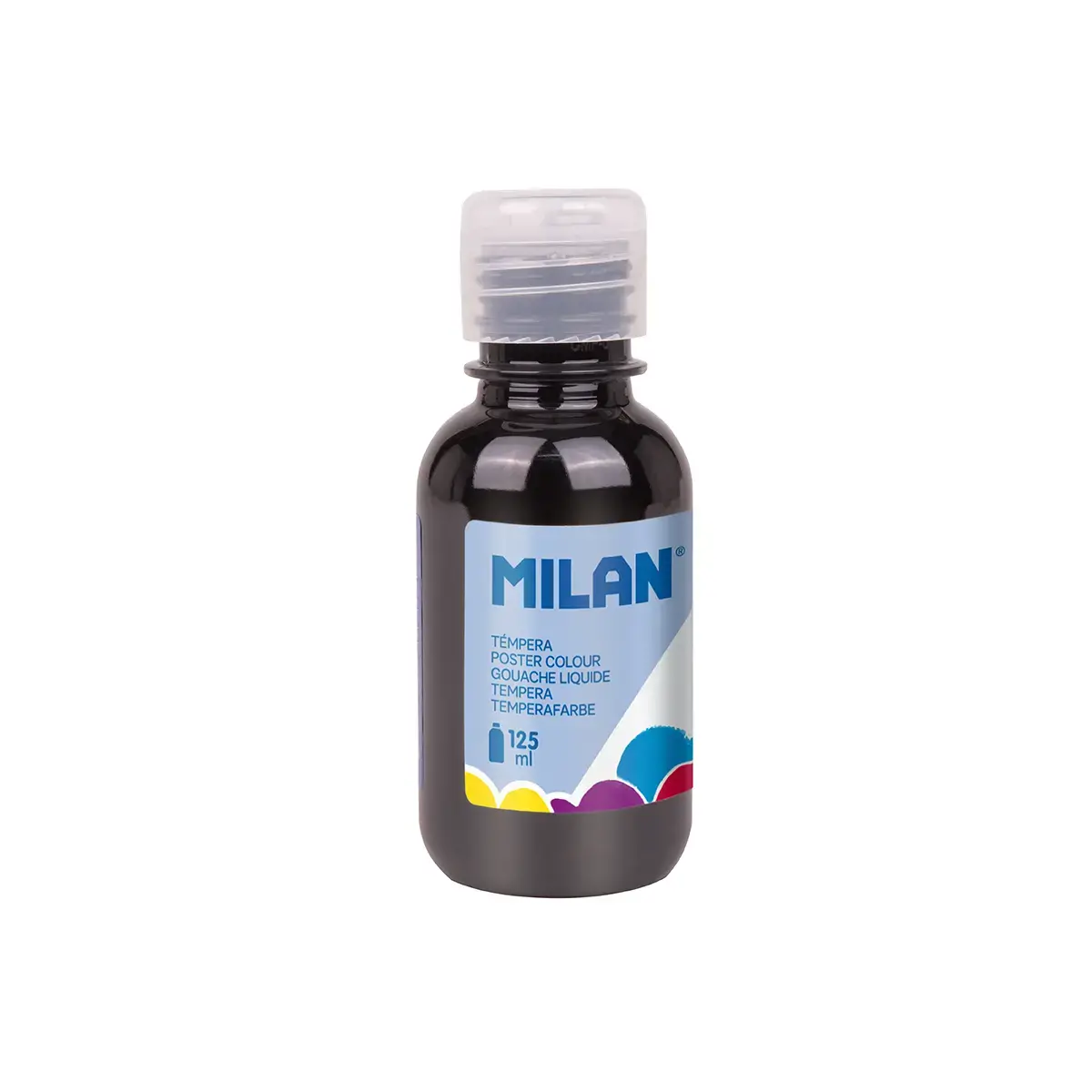 125 ml şişe siyah poster boyası