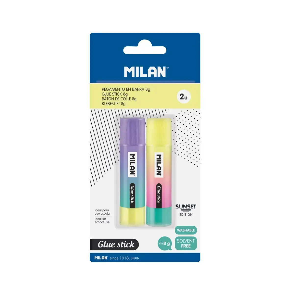 blister 2 yapıştırıcı çubuk 8 g Sunset