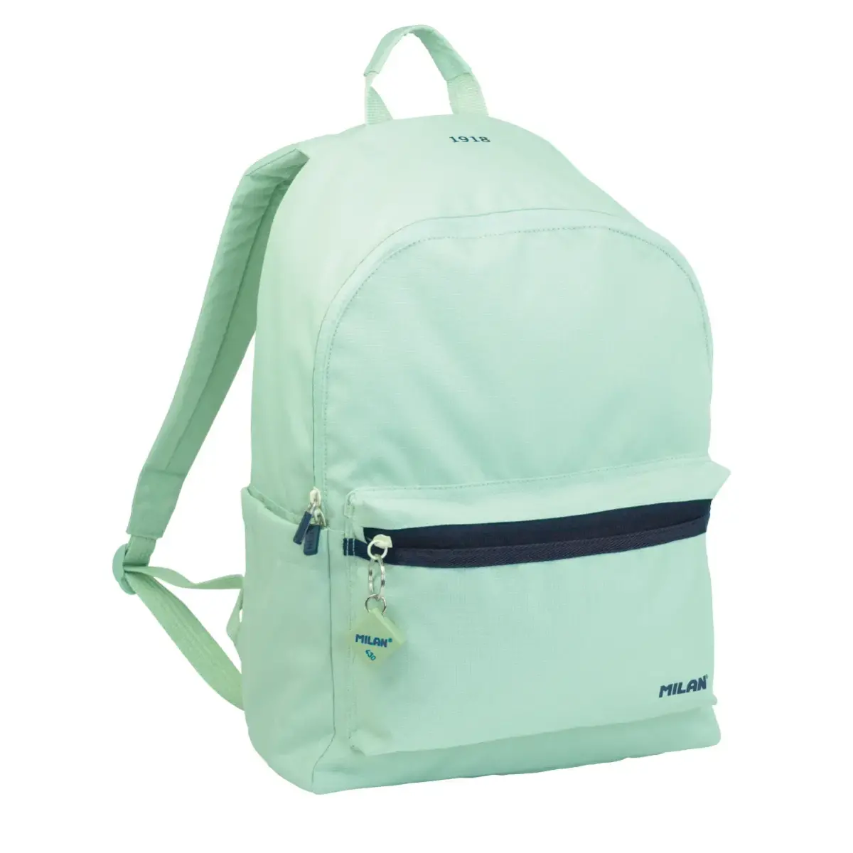 2 fermuarlı urban classic sırt çantası (22 L) 430 1918 koleksiyonu, yeşil