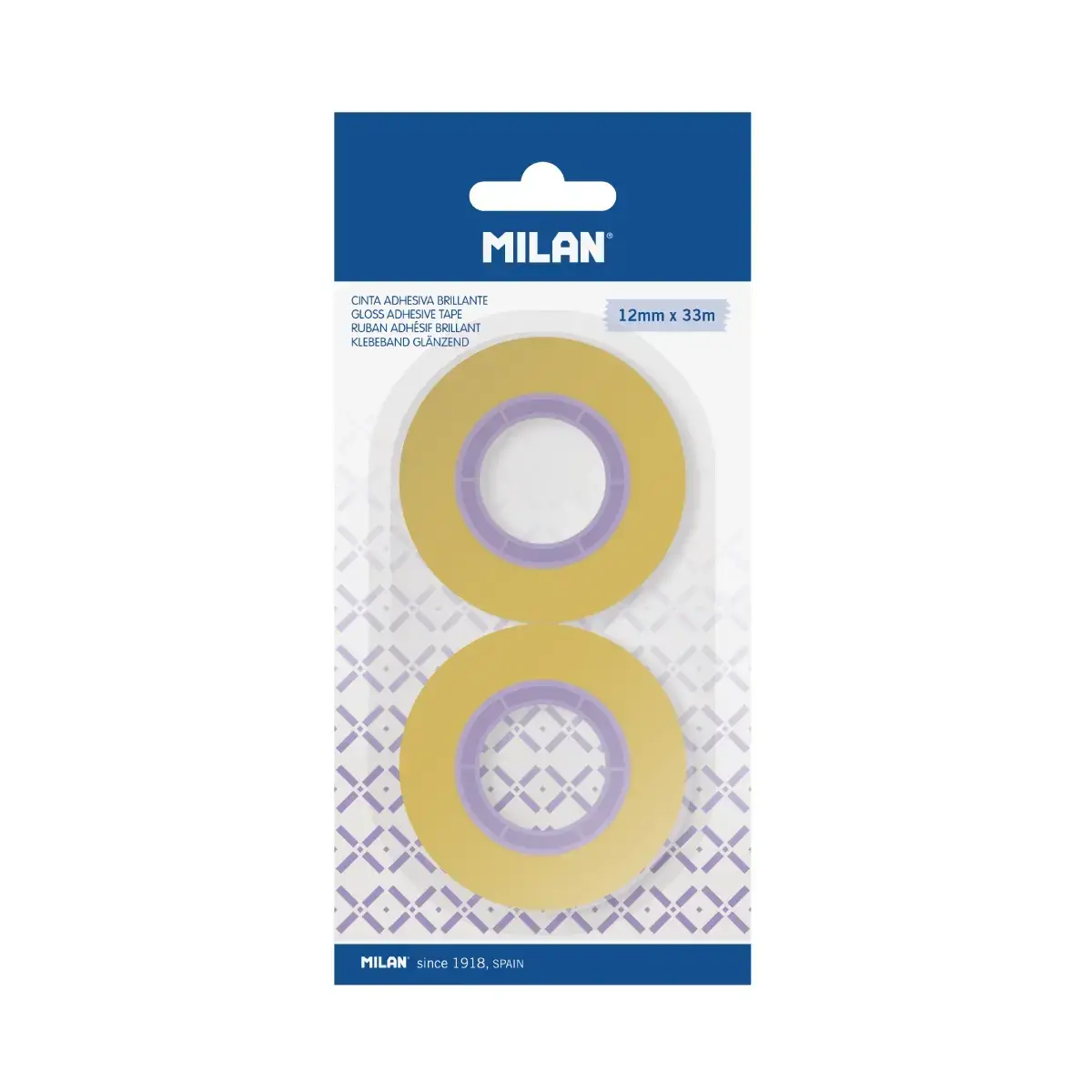 blister 2 şeffaf light sarı yapışkanlı bant 12 mm x 33 m