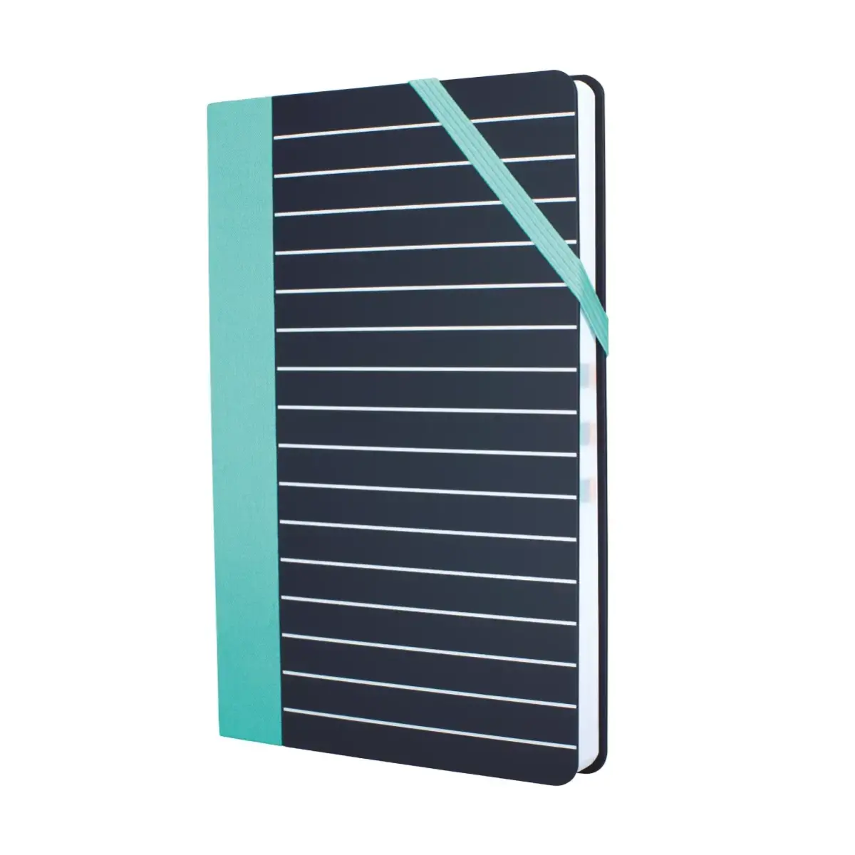 Orta boy Stripes defter, kareli kağıt