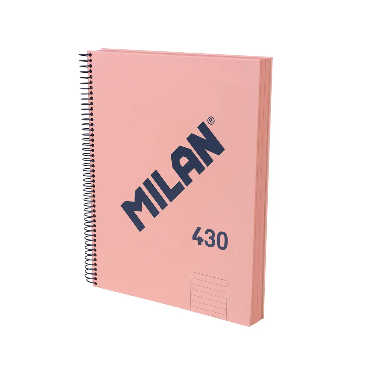 A4 Telli Defter sert kapaklı, çizgili kağıt (7 mm), 120 yaprak 95 gr/m², 430 1918 koleksiyonu, pembe