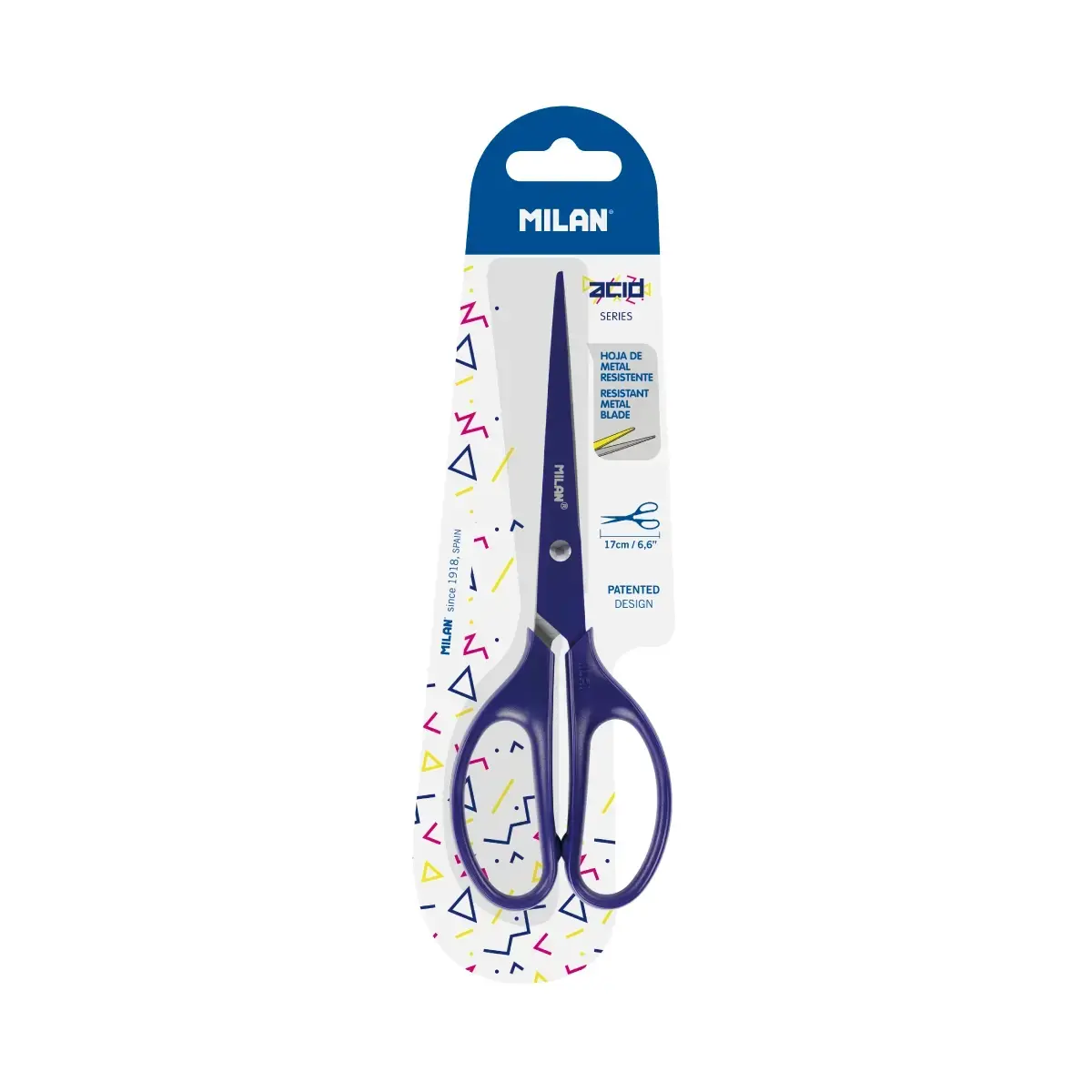 blister Acid mavi office makas 17 cm
