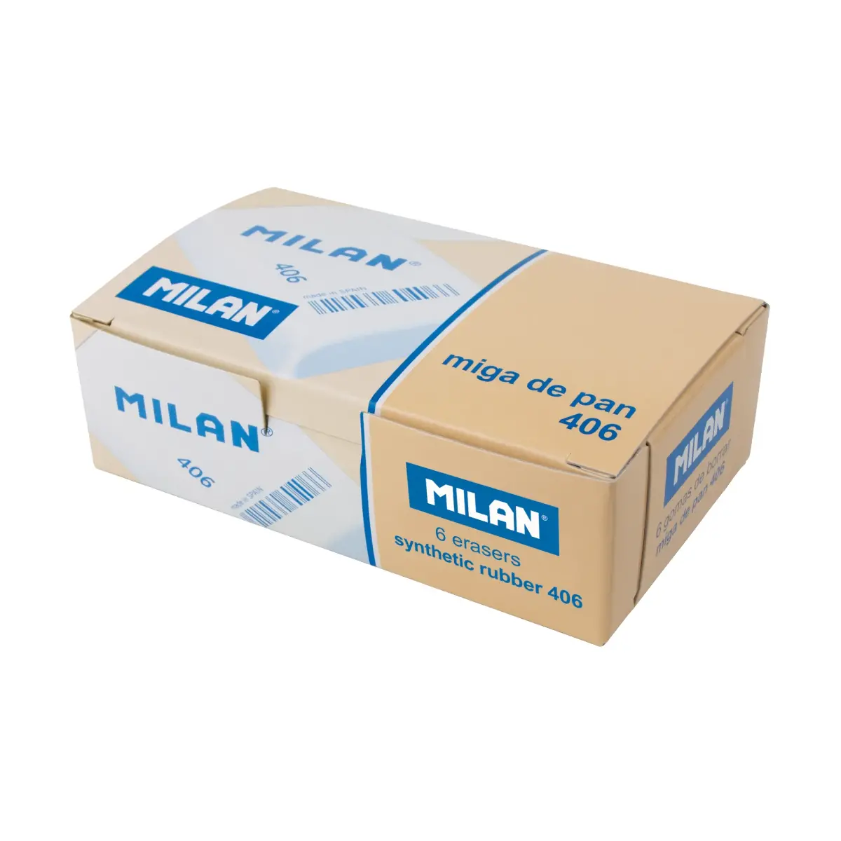 Kutu 6 big, esnek yumuşak sentetik kauçuk 406 silgi, için temizleme ve erasing, industrial type (ayrı sarılmış)