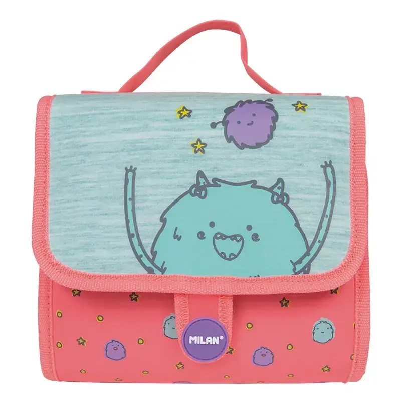 Taşıma Kutusu ve 3 dolu kalemlik Mimo, pembe