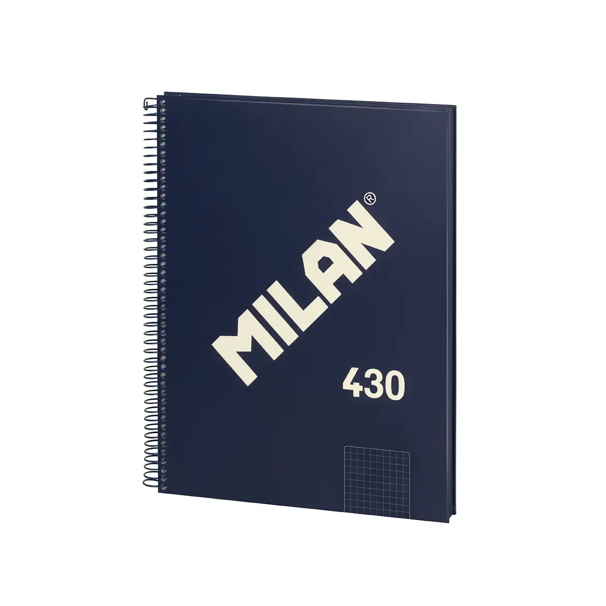 A4 Telli Defter sert kapaklı, kareli kağıt, 80 yaprak 95 gr/m², 430 1918 koleksiyonu, mavi