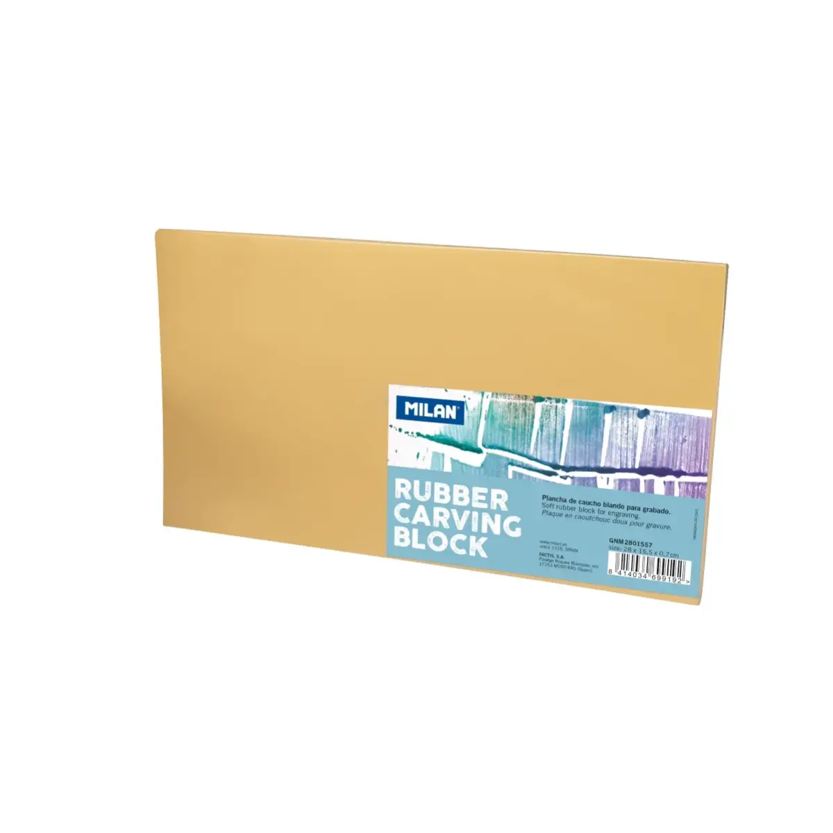 kauçuk oyma bloğu gravür plakası, Büyük Boy 28 x 15.5 x 0.7 cm