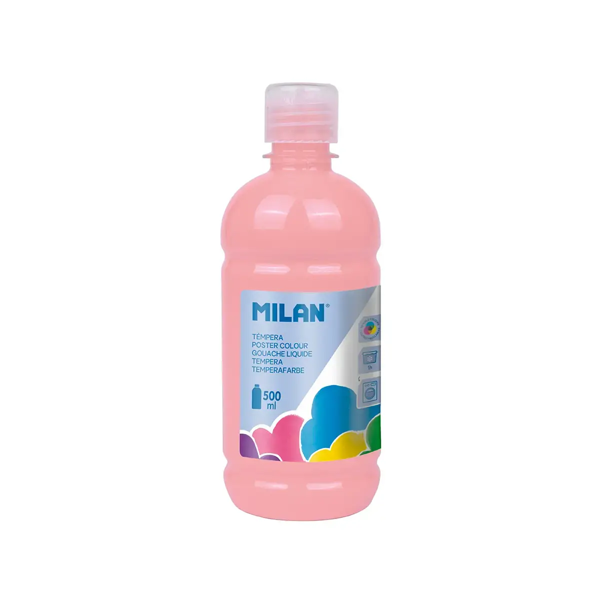 500 ml şişe pale pembe poster boyası
