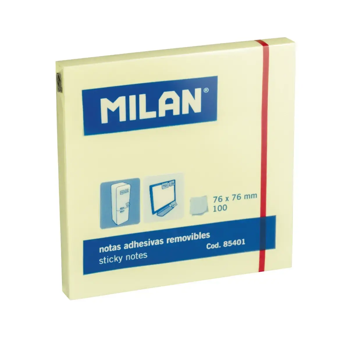 Blok 100 yapışkanlı notlar 76 x 76 mm