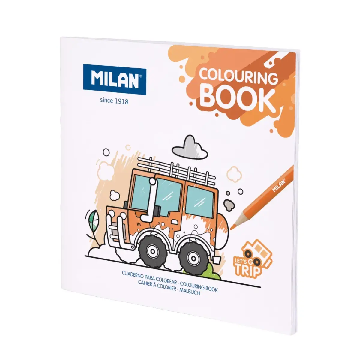 Colouring book 'Let's go trip'
