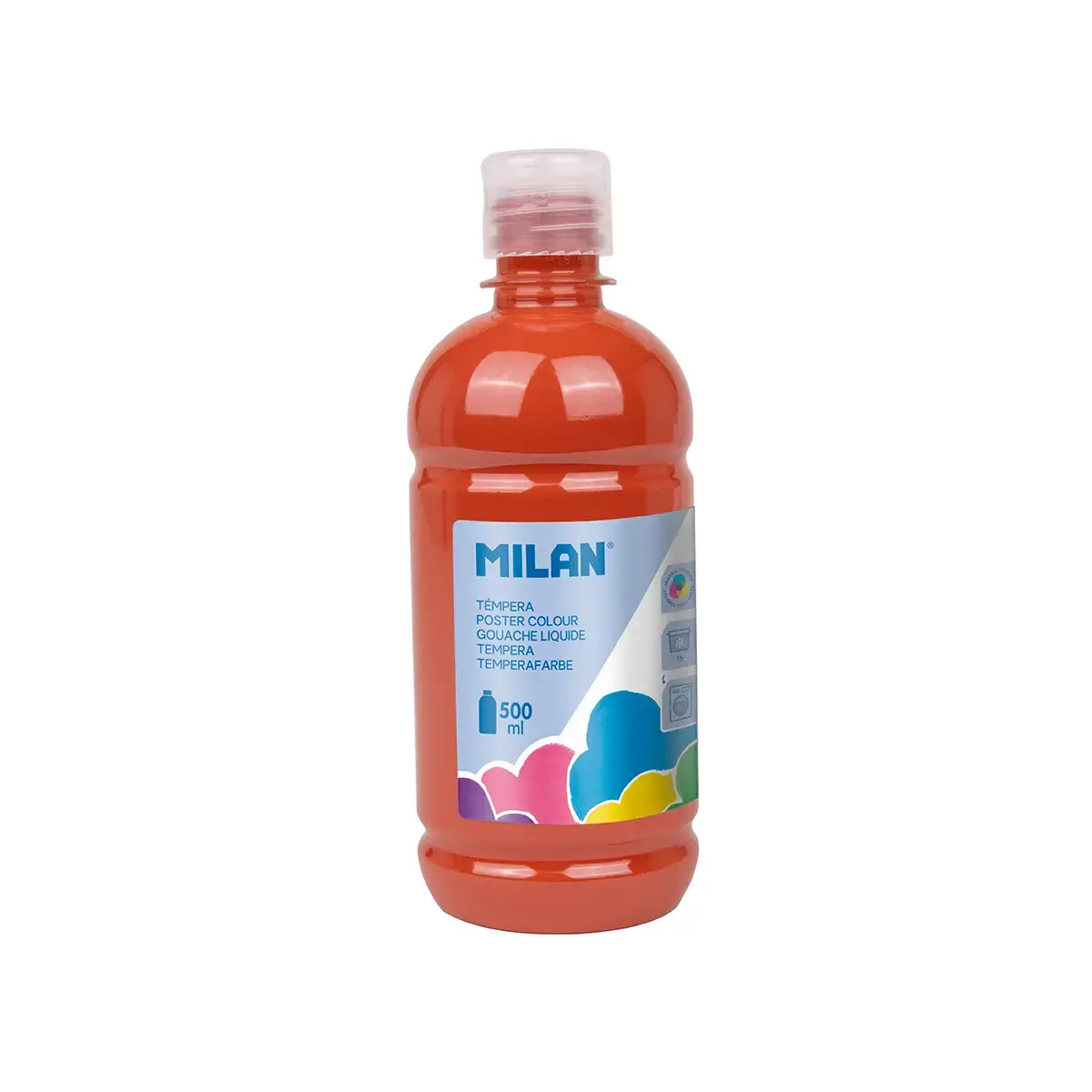500 ml şişe kahverengi poster boyası