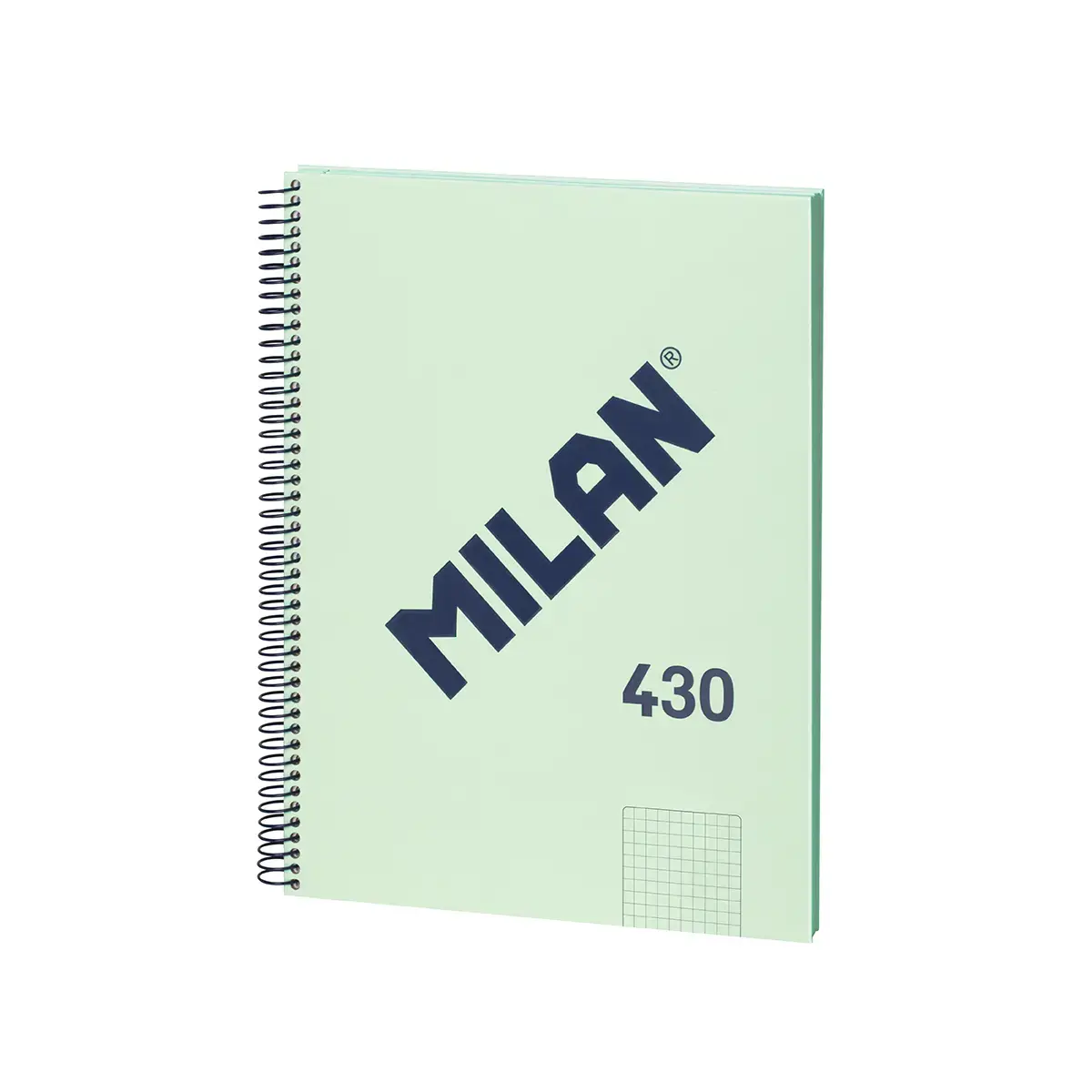 A4 Telli Defter sert kapaklı, kareli kağıt, 80 yaprak 95 gr/m², 430 1918 koleksiyonu, yeşil