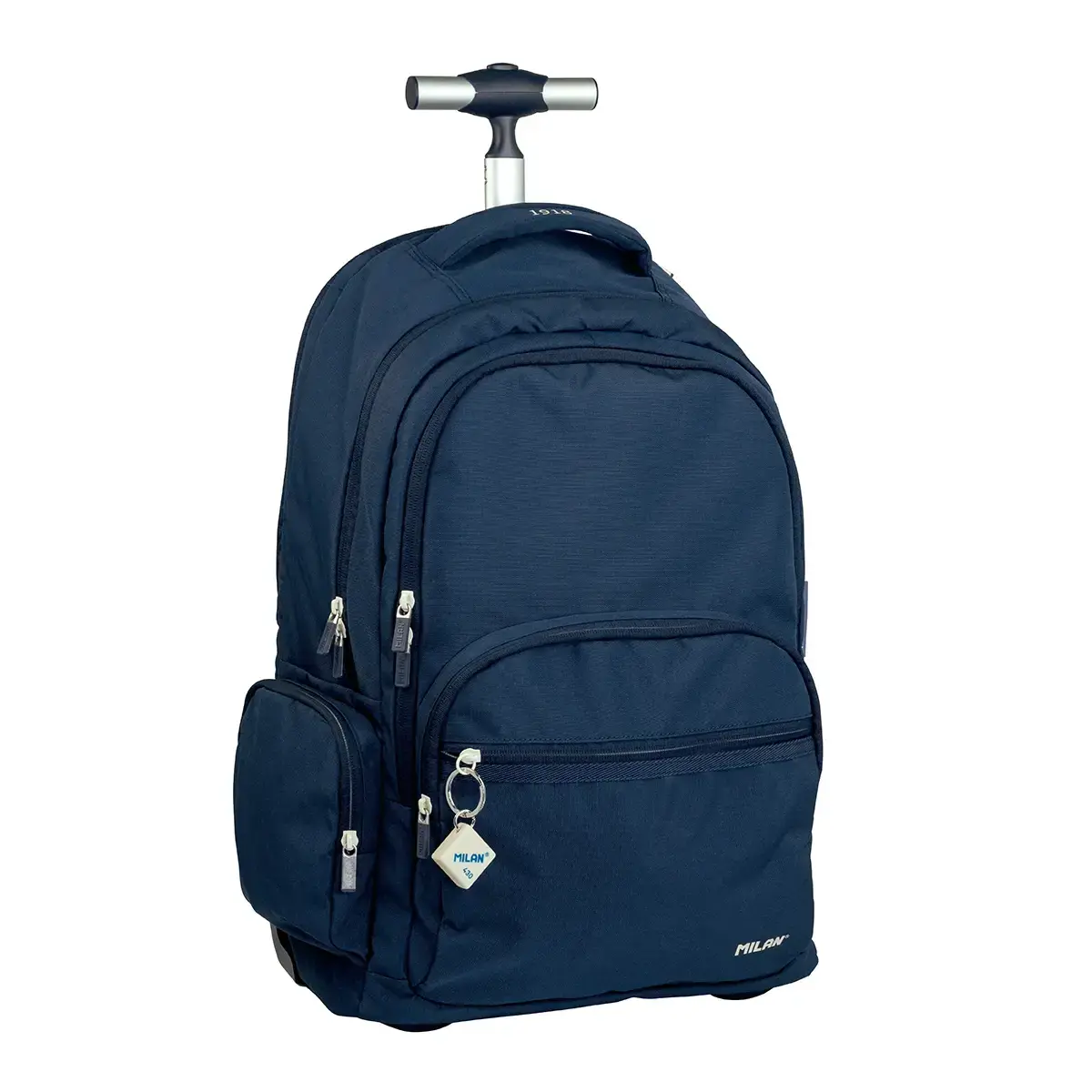 6-zip wheeled backpack (25 L) 430 since 1918 collection, navy blue