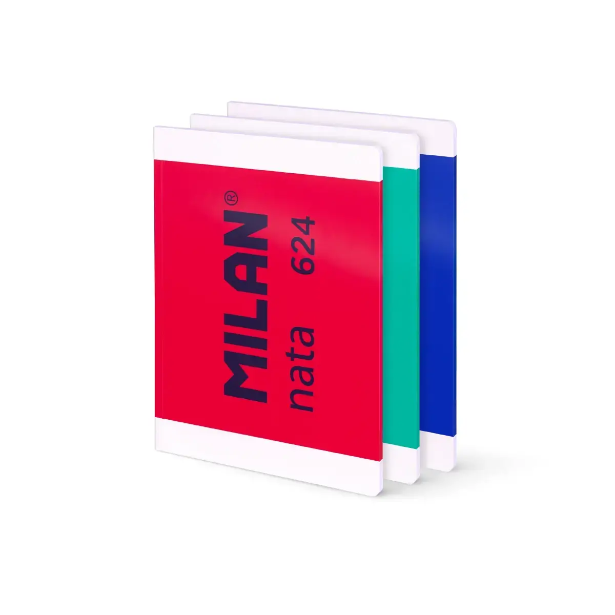 3'lü A4 Ciltli Defter, düz kağıt, 48 yaprak 95 gr/m², MILAN nata® 624 1918 koleksiyonu